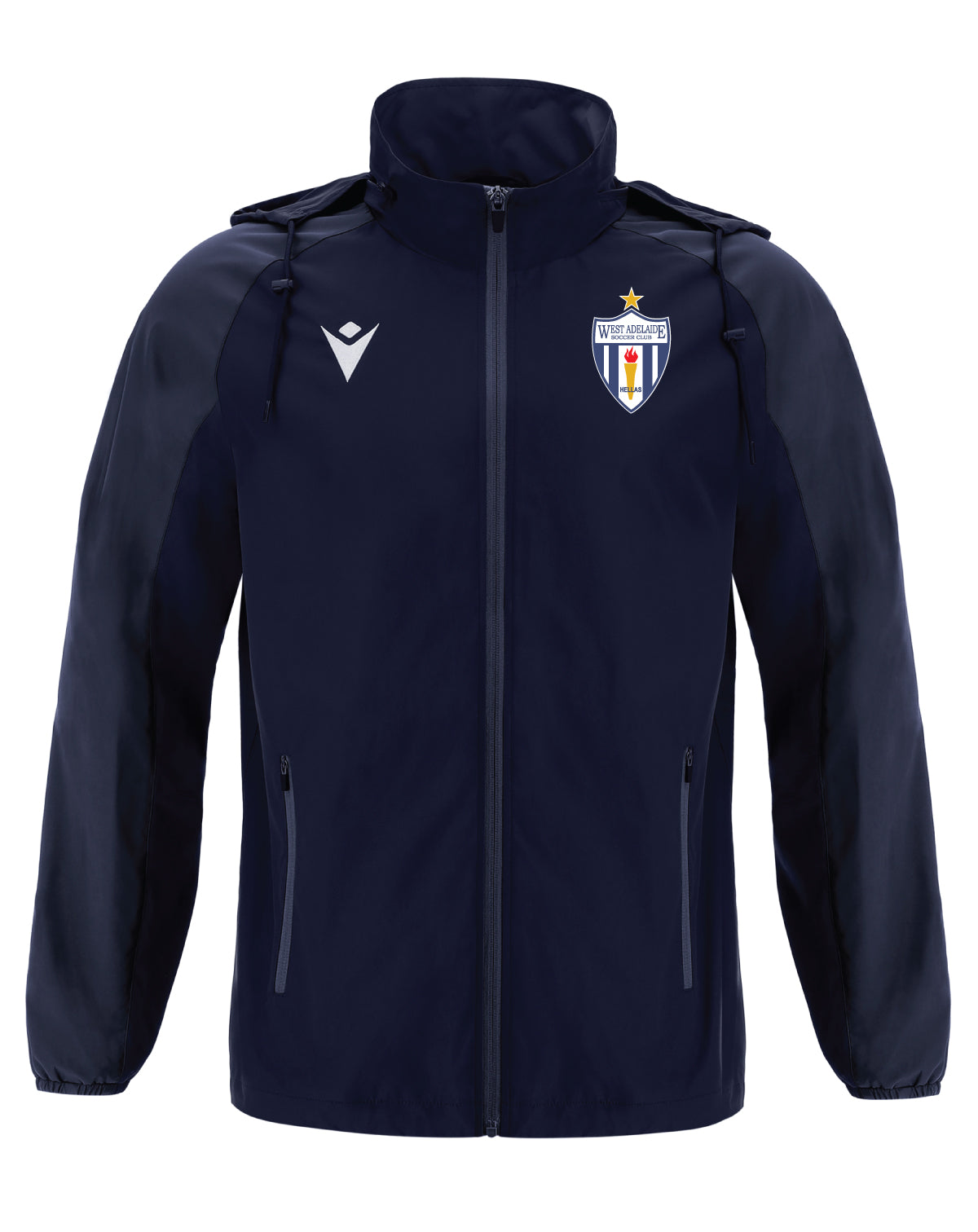 WASC ELBRUS RAIN JACKET NAVY Macron Store Adelaide