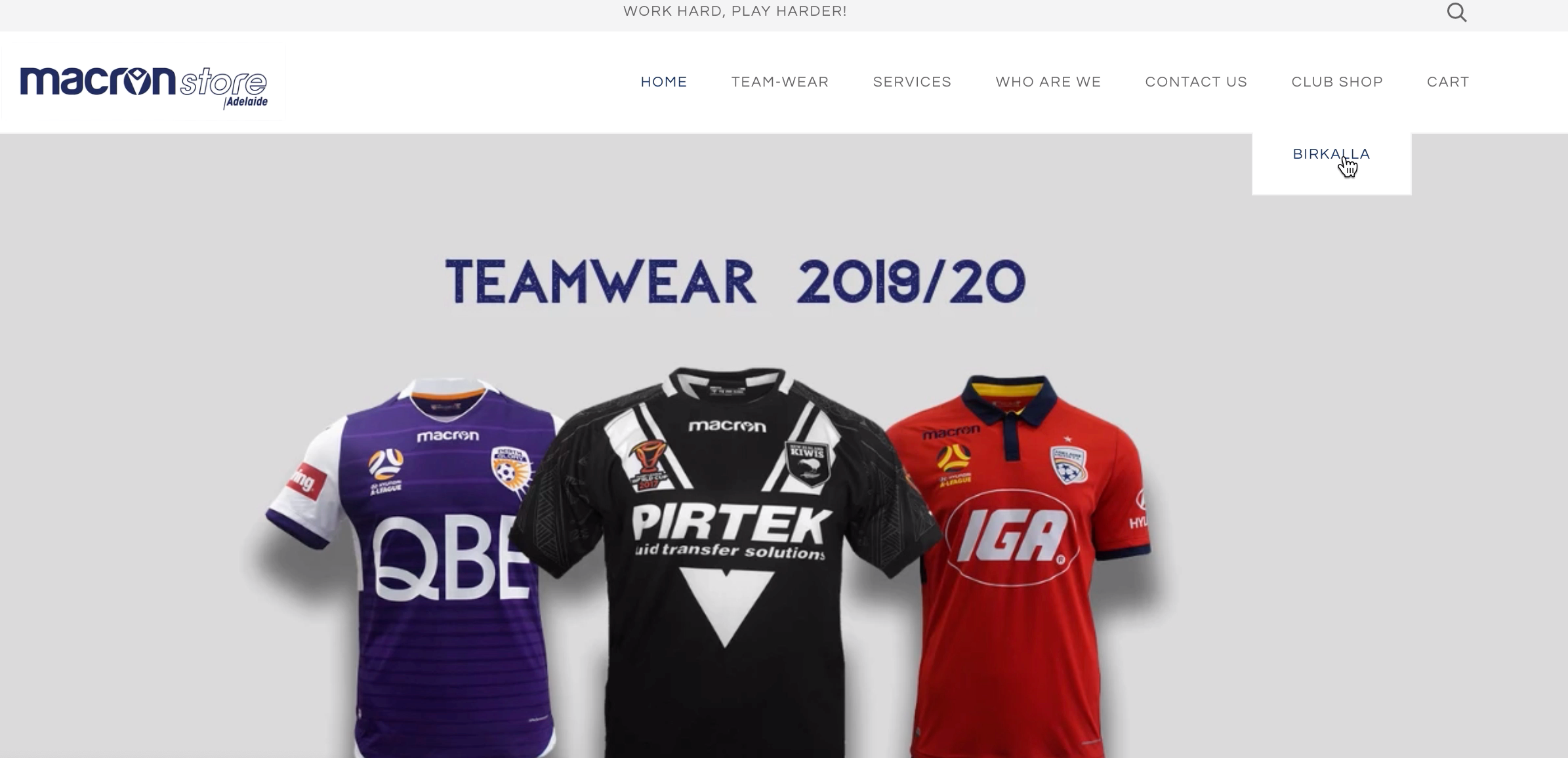 Club Shop LAUNCHED by Macron Store Adelaide