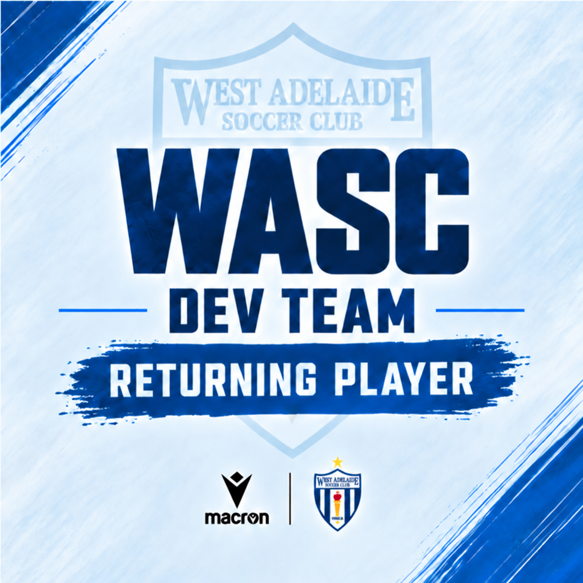 WASC - DEVELOPMENT TEAM 2027 - RETURNING PLAYER